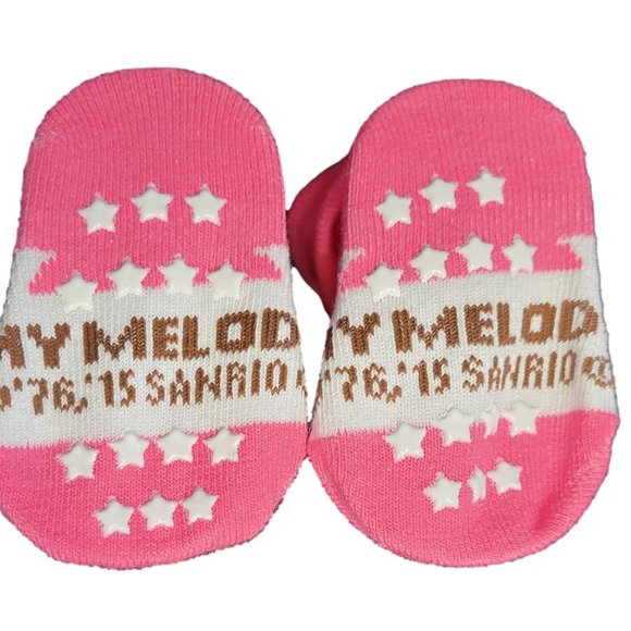 Sanrio Newborn Non-Slip My Melody Baby Socks 0-9 month - Picture 4 of 5